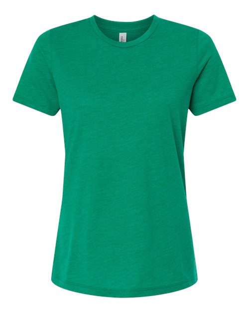 BELLA + CANVAS Women’s Relaxed Fit Triblend Tee 6413 Custom Embroidered Business Logo