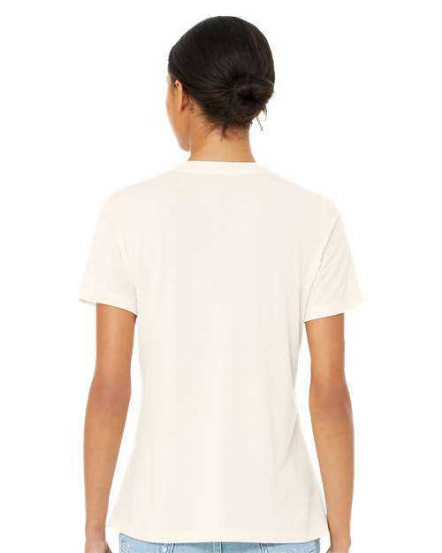 BELLA + CANVAS Women’s Relaxed Fit Triblend Tee 6413 Custom Embroidered Business Logo