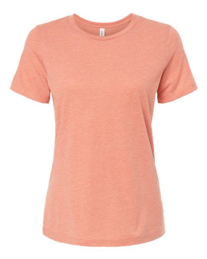 BELLA + CANVAS Women’s Relaxed Fit Triblend Tee 6413 Custom Embroidered Business Logo