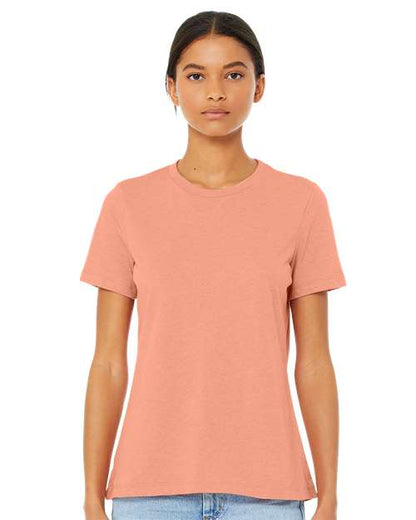 BELLA + CANVAS Women’s Relaxed Fit Triblend Tee 6413 Custom Embroidered Business Logo