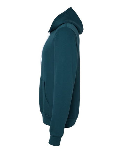 BELLA + CANVAS Sponge Fleece Hoodie 3719 Atlantic Custom Embroidered Business Logo