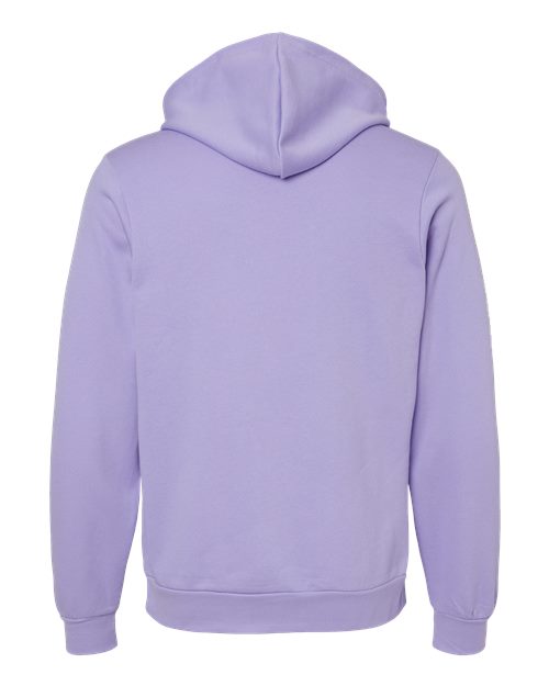 BELLA + CANVAS Sponge Fleece Hoodie 3719 Dark Grey Heather Custom Embroidered Business Logo