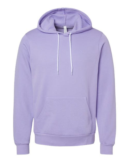 BELLA + CANVAS Sponge Fleece Hoodie 3719 Dark Grey Heather Custom Embroidered Business Logo