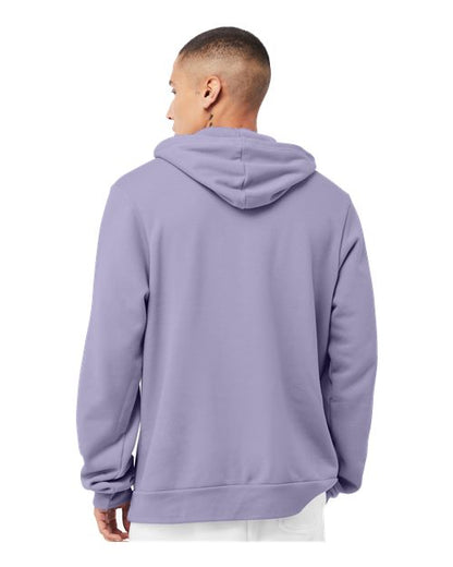 BELLA + CANVAS Sponge Fleece Hoodie 3719 Dark Lavender Custom Embroidered Business Logo