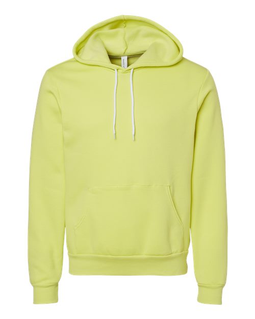 BELLA + CANVAS Sponge Fleece Hoodie 3719 Strobe Custom Embroidered Business Logo