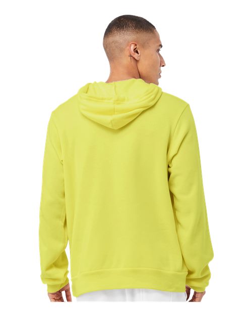 BELLA + CANVAS Sponge Fleece Hoodie 3719 Strobe Custom Embroidered Business Logo