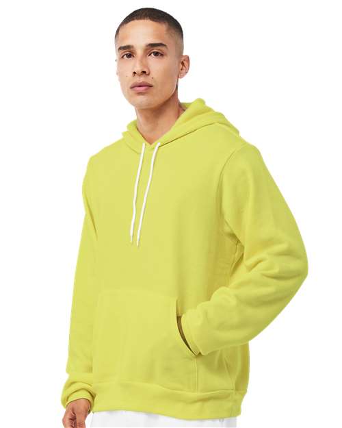 BELLA + CANVAS Sponge Fleece Hoodie 3719 Strobe Custom Embroidered Business Logo