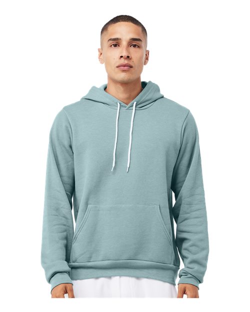 BELLA + CANVAS Sponge Fleece Hoodie 3719 Gold Custom Embroidered Business Logo