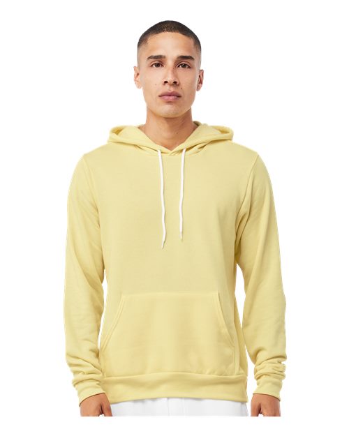 BELLA + CANVAS Sponge Fleece Hoodie 3719 Forest Custom Embroidered Business Logo
