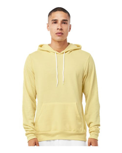 BELLA + CANVAS Sponge Fleece Hoodie 3719 Forest Custom Embroidered Business Logo