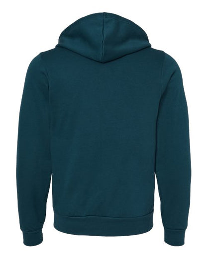 BELLA + CANVAS Sponge Fleece Full-Zip Hoodie 3739 Atlantic