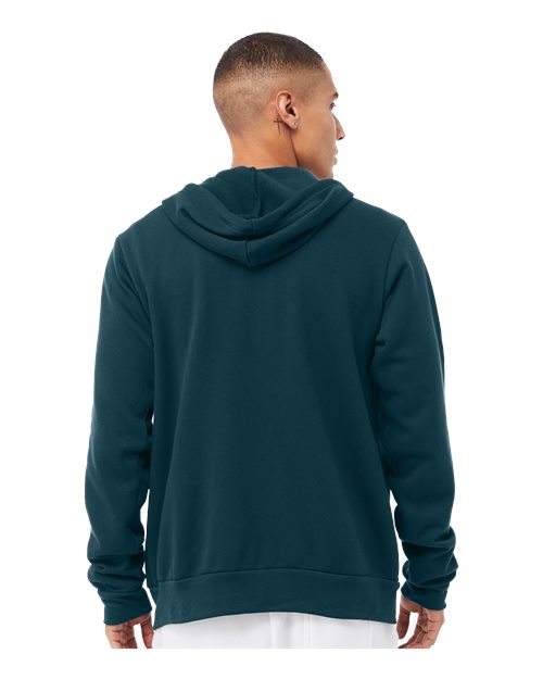 BELLA + CANVAS Sponge Fleece Full-Zip Hoodie 3739 Atlantic
