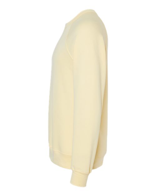 BELLA + CANVAS Sponge Fleece Raglan Crewneck Sweatshirt 3901 French Vanilla