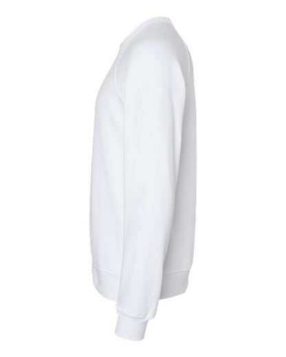 BELLA + CANVAS Sponge Fleece Raglan Crewneck Sweatshirt 3901 White