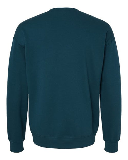 BELLA + CANVAS Sponge Fleece Drop Shoulder Crewneck Sweatshirt 3945 Custom Embroidered Business Logo