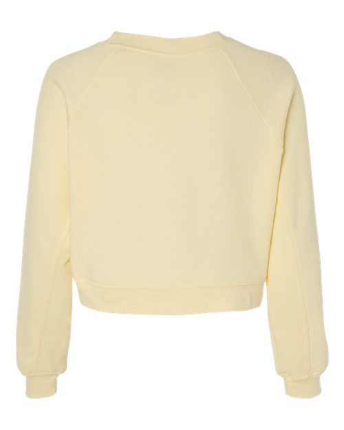 BELLA + CANVAS Women's Raglan Pullover Fleece 7505 Custom Embroidered Business Logo