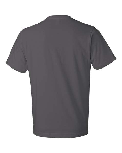 Gildan Softstyle® Lightweight T-Shirt 980 Charcoal Custom Embroidered Business Logo