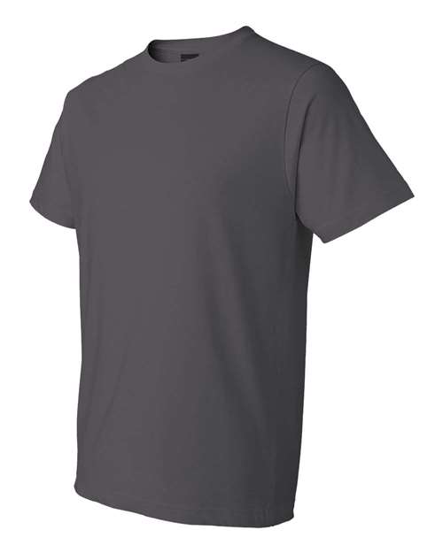 Gildan Softstyle® Lightweight T-Shirt 980 Charcoal Custom Embroidered Business Logo