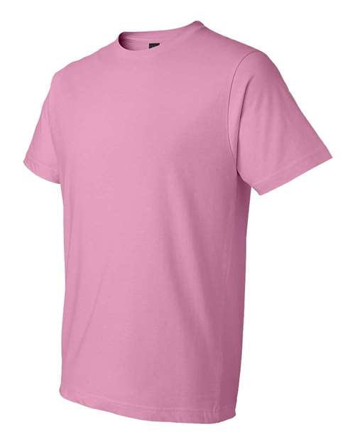 Gildan Softstyle® Lightweight T-Shirt 980 Charity Pink Custom Embroidered Business Logo