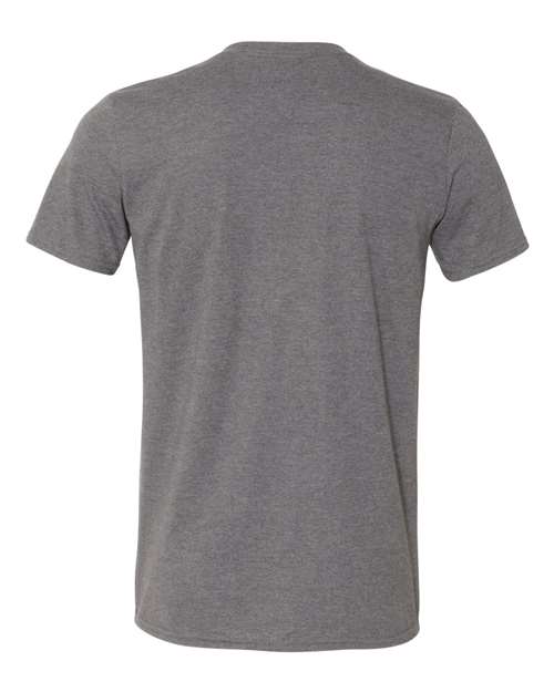 Gildan Softstyle® Lightweight T-Shirt 980 Graphite Heather Custom Embroidered Business Logo