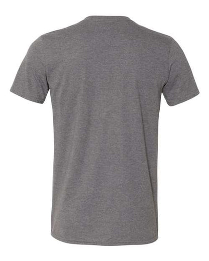 Gildan Softstyle® Lightweight T-Shirt 980 Graphite Heather Custom Embroidered Business Logo