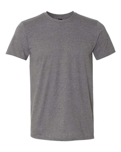 Gildan Softstyle® Lightweight T-Shirt 980 Graphite Heather Custom Embroidered Business Logo