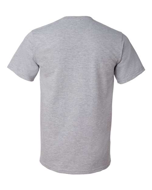 Gildan Softstyle® Lightweight T-Shirt 980 Heather Dark Grey Custom Embroidered Business Logo