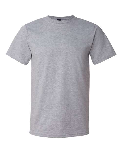 Gildan Softstyle® Lightweight T-Shirt 980 Heather Dark Grey Custom Embroidered Business Logo