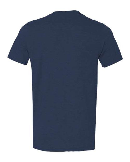 Gildan Softstyle® Lightweight T-Shirt 980 Heather Navy Custom Embroidered Business Logo