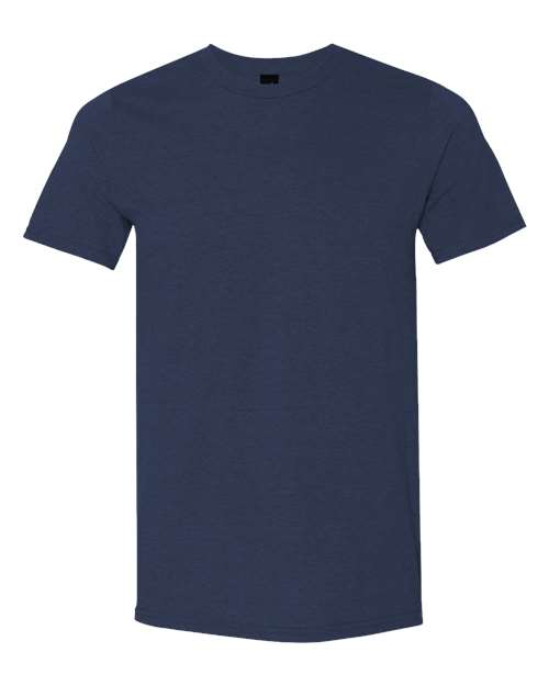 Gildan Softstyle® Lightweight T-Shirt 980 Heather Grey Custom Embroidered Business Logo