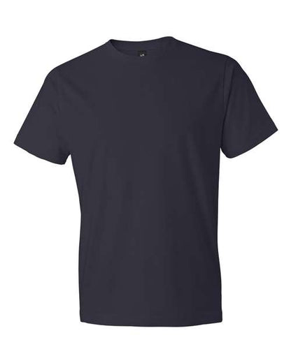 Gildan Softstyle® Lightweight T-Shirt 980 Heather Navy Custom Embroidered Business Logo