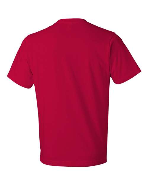 Gildan Softstyle® Lightweight T-Shirt 980 True Red Custom Embroidered Business Logo