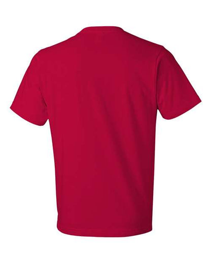 Gildan Softstyle® Lightweight T-Shirt 980 True Red Custom Embroidered Business Logo