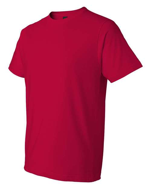 Gildan Softstyle® Lightweight T-Shirt 980 True Red Custom Embroidered Business Logo