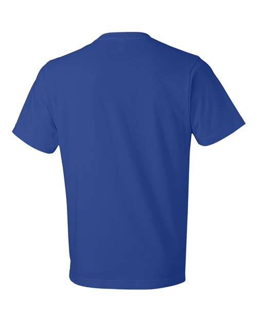 Gildan Softstyle® Lightweight T-Shirt 980 Royal Blue Custom Embroidered Business Logo