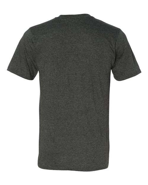 Gildan Softstyle® Lightweight T-Shirt 980 Heather Blue Custom Embroidered Business Logo
