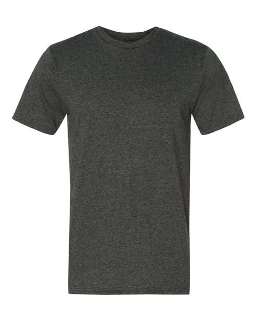 Gildan Softstyle® Lightweight T-Shirt 980 Heather Blue Custom Embroidered Business Logo