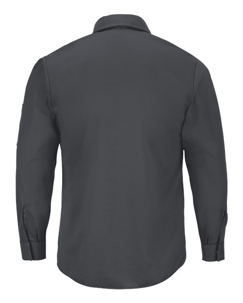 Red Kap Long Sleeve Security Shirt SP36 Custom Embroidered Business Logo