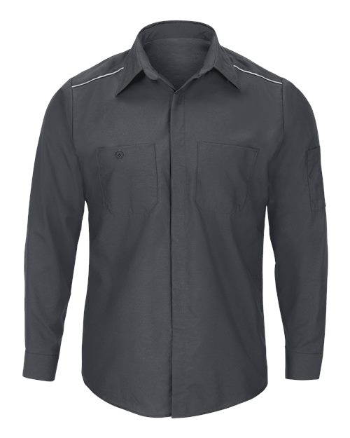 Red Kap Long Sleeve Security Shirt SP36 Custom Embroidered Business Logo