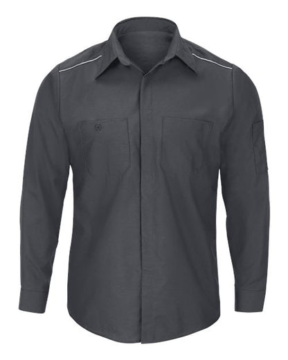 Red Kap Long Sleeve Security Shirt SP36 Custom Embroidered Business Logo