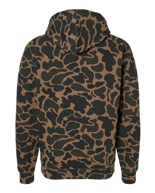 Independent Trading Co. Heavyweight Hooded Sweatshirt IND4000 Dark Green Custom Embroidered Business Logo
