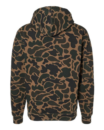 Independent Trading Co. Heavyweight Hooded Sweatshirt IND4000 Dark Green Custom Embroidered Business Logo