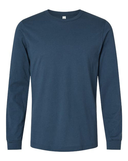 BELLA + CANVAS Eco-Fleece Baller Short Sleeve Hoodie 3501 Vintage Navy Custom Embroidered Business Logo