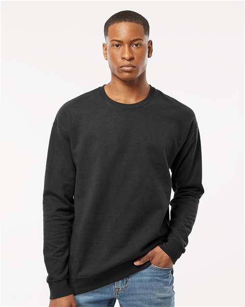 Custom Embroidered  Tultex Fleece Crewneck Sweatshirt 340 Black