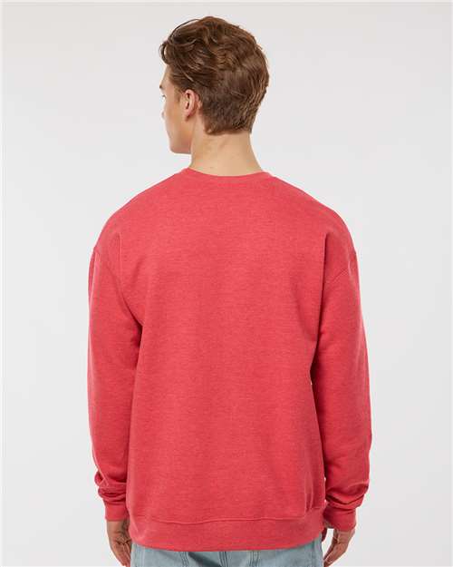 Tultex Fleece Crewneck Sweatshirt 340 Heather Red