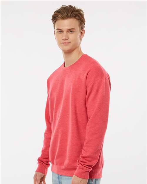 Tultex Fleece Crewneck Sweatshirt 340 Heather Red