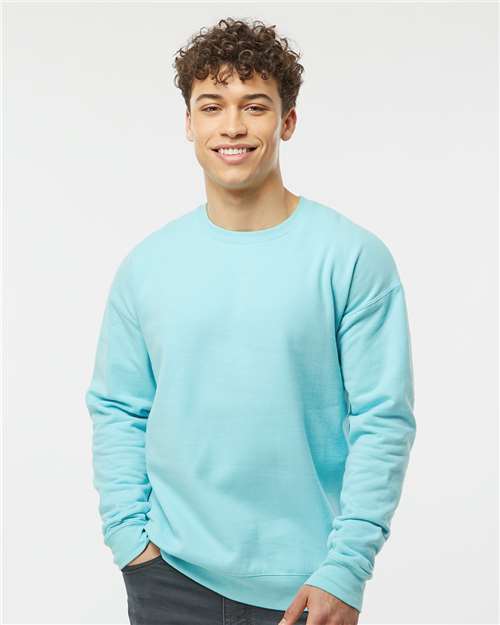 Custom Embroidered  Tultex Fleece Crewneck Sweatshirt 340 Purist Blue