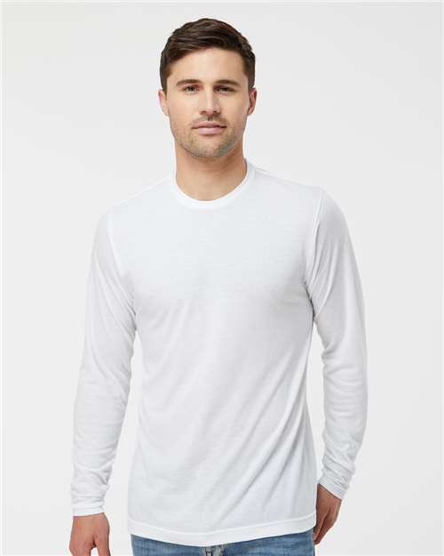 Custom Embroidered  Tultex Poly-Rich Long Sleeve T-Shirt 242  