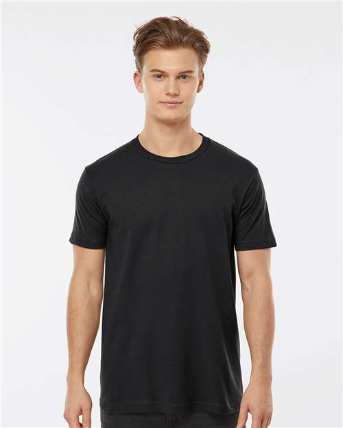 Custom Embroidered  Tultex Fine Jersey T-Shirt 202 Black