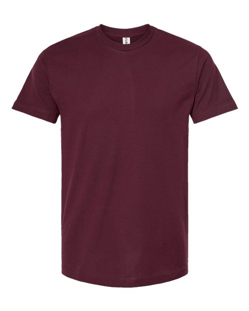 Tultex Fine Jersey T-Shirt 202 Burgundy